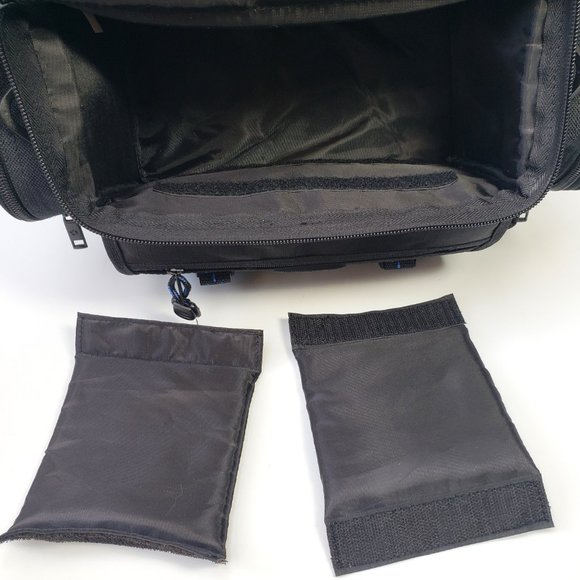 NEW Samsonite Camera Camcorder Bag 6 Pockets Dividers Shoulder Strap 809BK Black - Picture 15 of 16